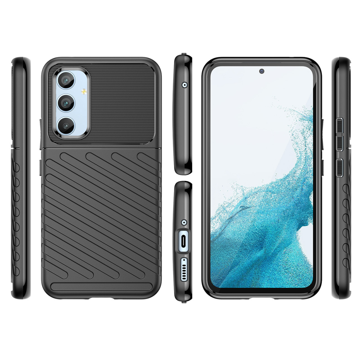 Dėklas Thunder Case Samsung Galaxy A54 5G Mėlynas 1 Dėklas Thunder Case Samsung Galaxy A54 5G Mėlynas 1