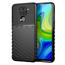 Tpu Dėklas Nugarėlė 'Thunder Case Flexible Tough Rugged' Xiaomi Redmi 10X 4G / Xiaomi Redmi Note 9 Juodas