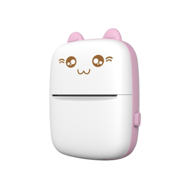 Thermal printer mini cat HURC9 - rožinis 4 Thermal printer mini cat HURC9 - rožinis 4
