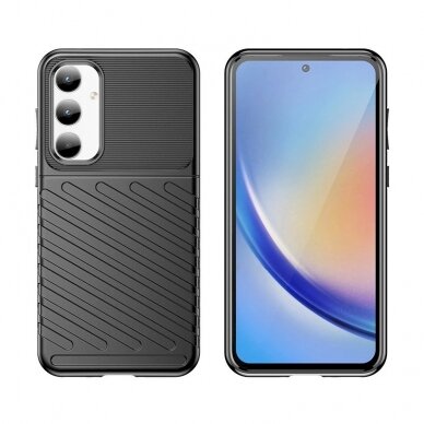 Dėklas Thunder Case armored case for Samsung Galaxy A35 - Juodas 1 Dėklas Thunder Case armored case for Samsung Galaxy A35 - Juodas 1