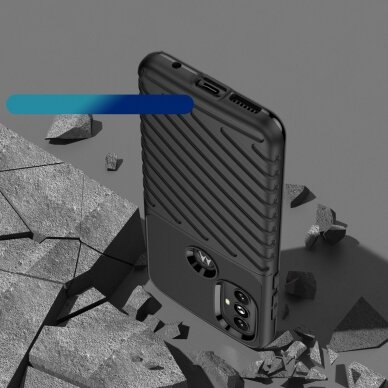 Dėklas Thunder Case flexible Motorola Moto G Power 2022 Juodas 6