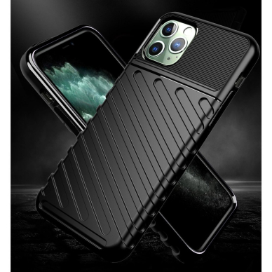 Tpu Dėklas Nugarėlė "Thunder Case Flexible Tough Rugged" Iphone 11 Pro Max Žalias  1