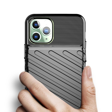 Tpu Dėklas Nugarėlė "Thunder Case Flexible Tough Rugged" Iphone 11 Pro Max Žalias  3