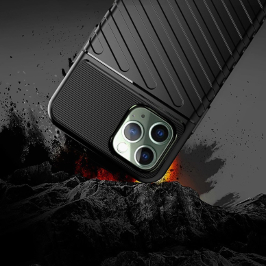Tpu Dėklas Nugarėlė "Thunder Case Flexible Tough Rugged" Iphone 11 Pro Max Žalias  4