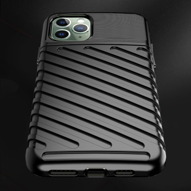Tpu Dėklas Nugarėlė "Thunder Case Flexible Tough Rugged" Iphone 11 Pro Max Žalias  6