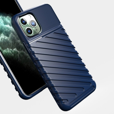 Tpu Dėklas Nugarėlė "Thunder Case Flexible Tough Rugged" Iphone 11 Pro Max Žalias  7