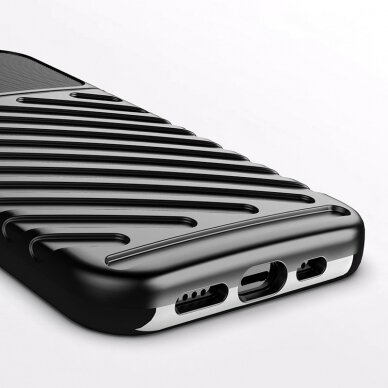 Dėklas Thunder Case Flexible Tough Rugged iPhone 13 Žalias 12