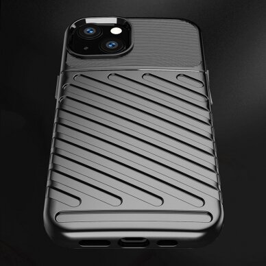 Dėklas Thunder Case Flexible Tough Rugged iPhone 13 Žalias 7