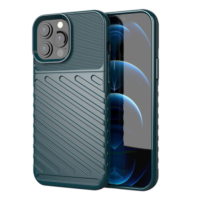 Dėkals Thunder Case Flexible iPhone 13 Pro Max žalias Dėkals Thunder Case Flexible iPhone 13 Pro Max žalias