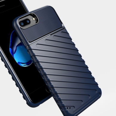 Tpu Dėklas Nugarėlė "Thunder Case Flexible Tough Rugged" Iphone 8 Plus / Iphone 7 Plus Mėlynas 7 Tpu Dėklas Nugarėlė "Thunder Case Flexible Tough Rugged" Iphone 8 Plus / Iphone 7 Plus Mėlynas 7