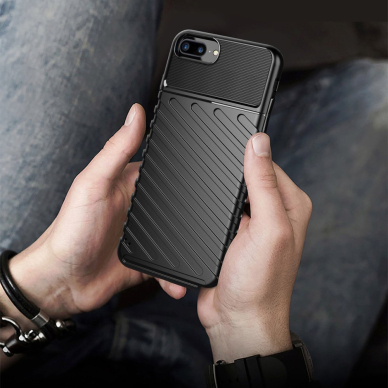 Tpu Dėklas Nugarėlė "Thunder Case Flexible Tough Rugged" Iphone 8 Plus / Iphone 7 Plus Mėlynas  8
