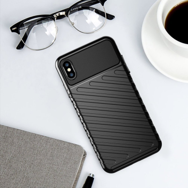 Tpu Dėklas Nugarėlė "Thunder Case Flexible Tough Rugged" Iphone Xs Max Žalias  10