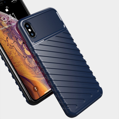 Tpu Dėklas Nugarėlė "Thunder Case Flexible Tough Rugged" Iphone Xs Max Žalias  7