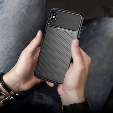 Tpu Dėklas Nugarėlė "Thunder Case Flexible Tough Rugged" Iphone Xs Max Žalias  8