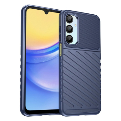 Thunder silikoninis šarvuotas dėklas Samsung Galaxy A56 / A36 - mėlynas
