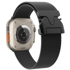 Apyrankė – Titanium Milanese Loop 42/44/45/46/49 mm - Juoda