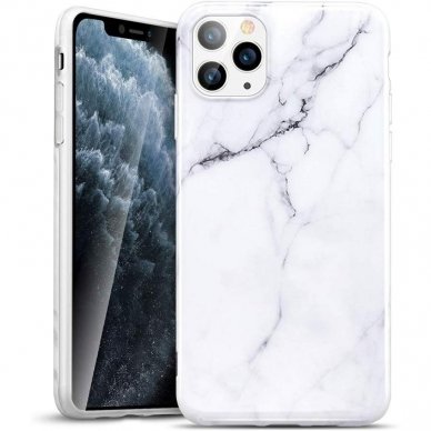 Tpu Dėklas "Wozinsky Marble" Iphone 11 Pro Baltas 1