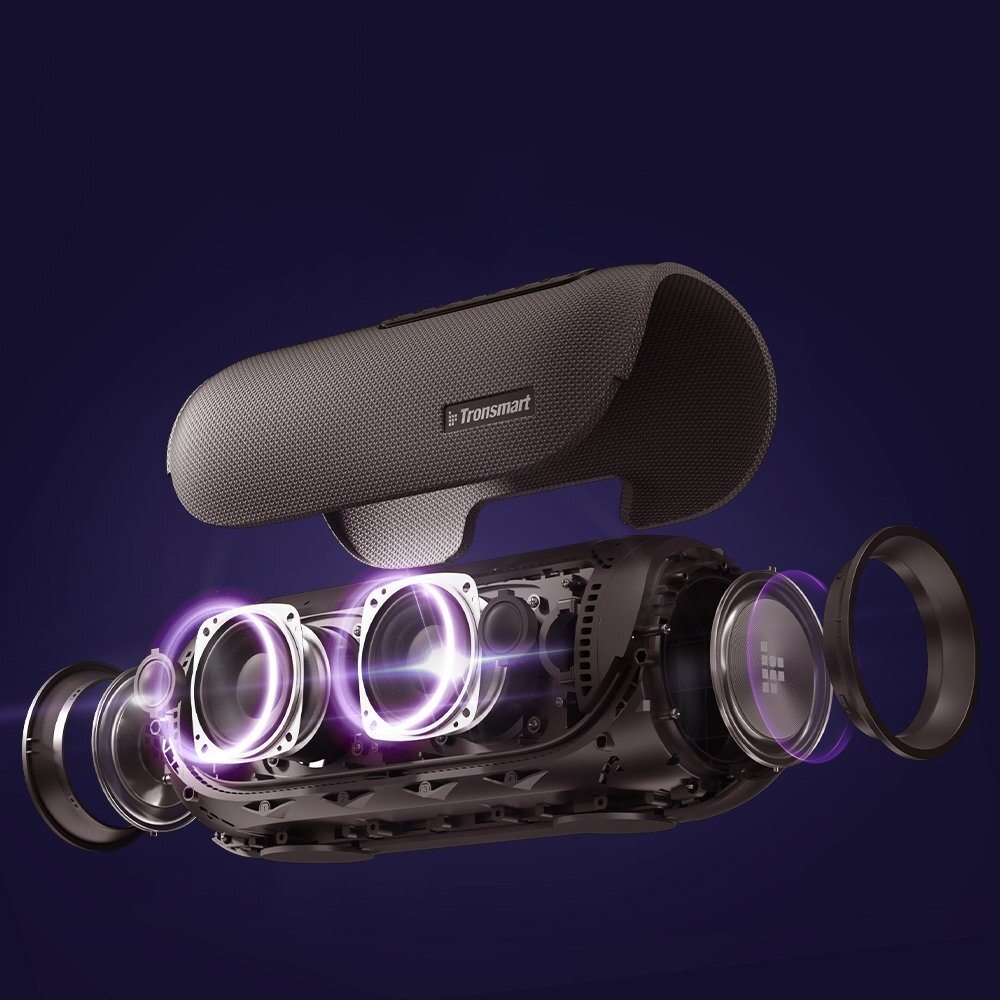 Garso kolonėlė Tronsmart Bang Bluetooth wireless speaker 60W Juoda 19 Garso kolonėlė Tronsmart Bang Bluetooth wireless speaker 60W Juoda 19