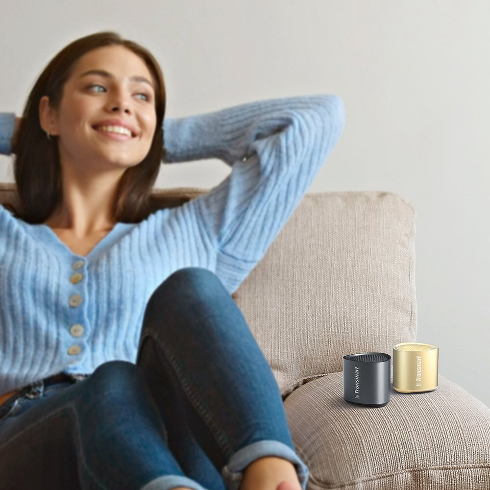 Tronsmart Nimo 5W bluetooth 5.3 mini garsiaklabis - Auksinė 9 Tronsmart Nimo 5W bluetooth 5.3 mini garsiaklabis - Auksinė 9