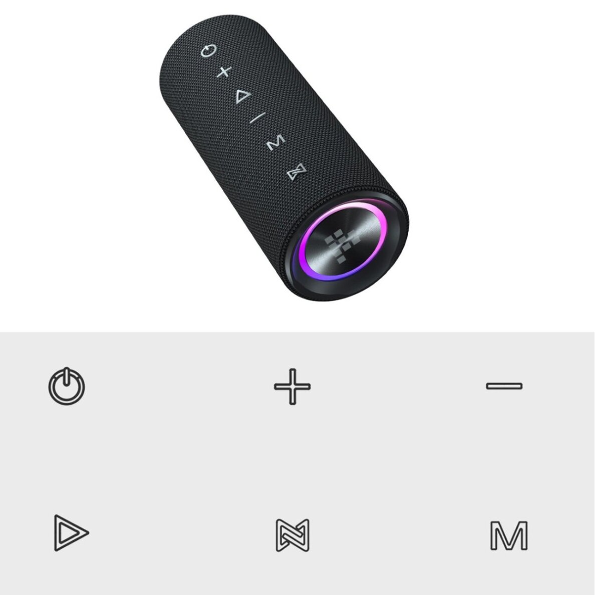 Nešiojamas „Bluetooth“ garsiakalbis Tronsmart Mirtune C2 24W – juodas 6 Nešiojamas „Bluetooth“ garsiakalbis Tronsmart Mirtune C2 24W – juodas 6