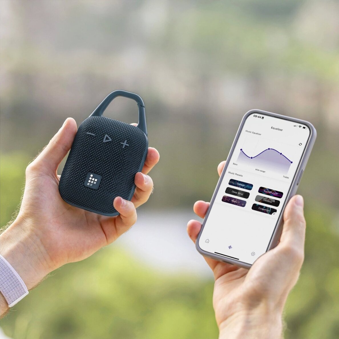 Belaidis garsiakalbis Tronsmart Mirtune H1 8W Bluetooth 5.3 – mėlynas 14