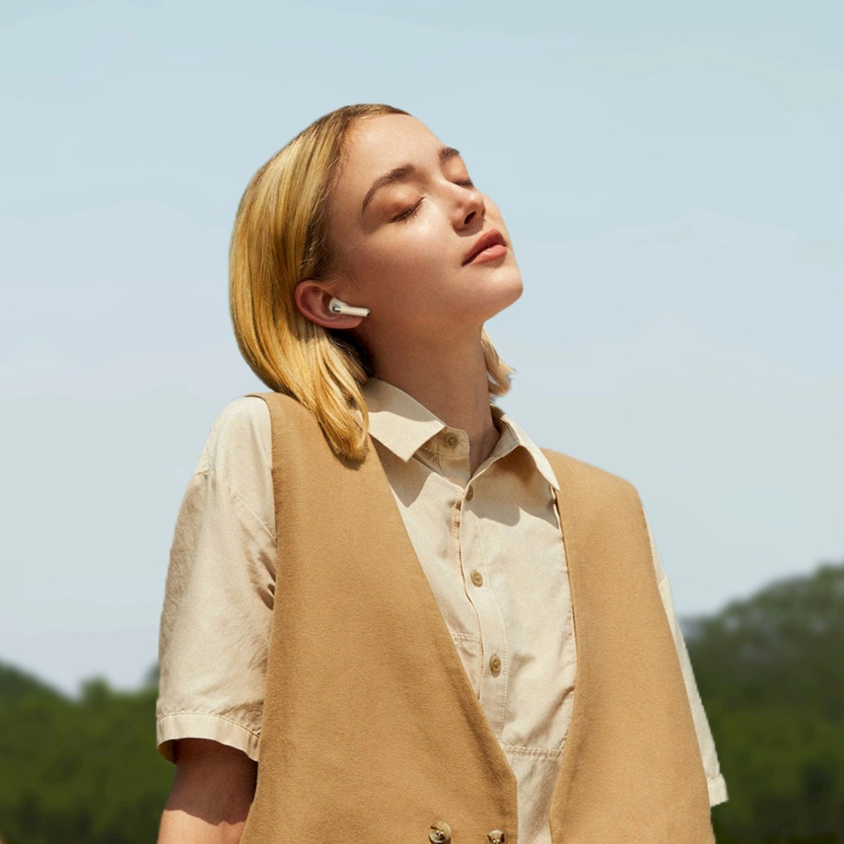 Belaidės ausinės Tronsmart Soundfii R4 Bluetooth 5.3 ENC – baltos 15