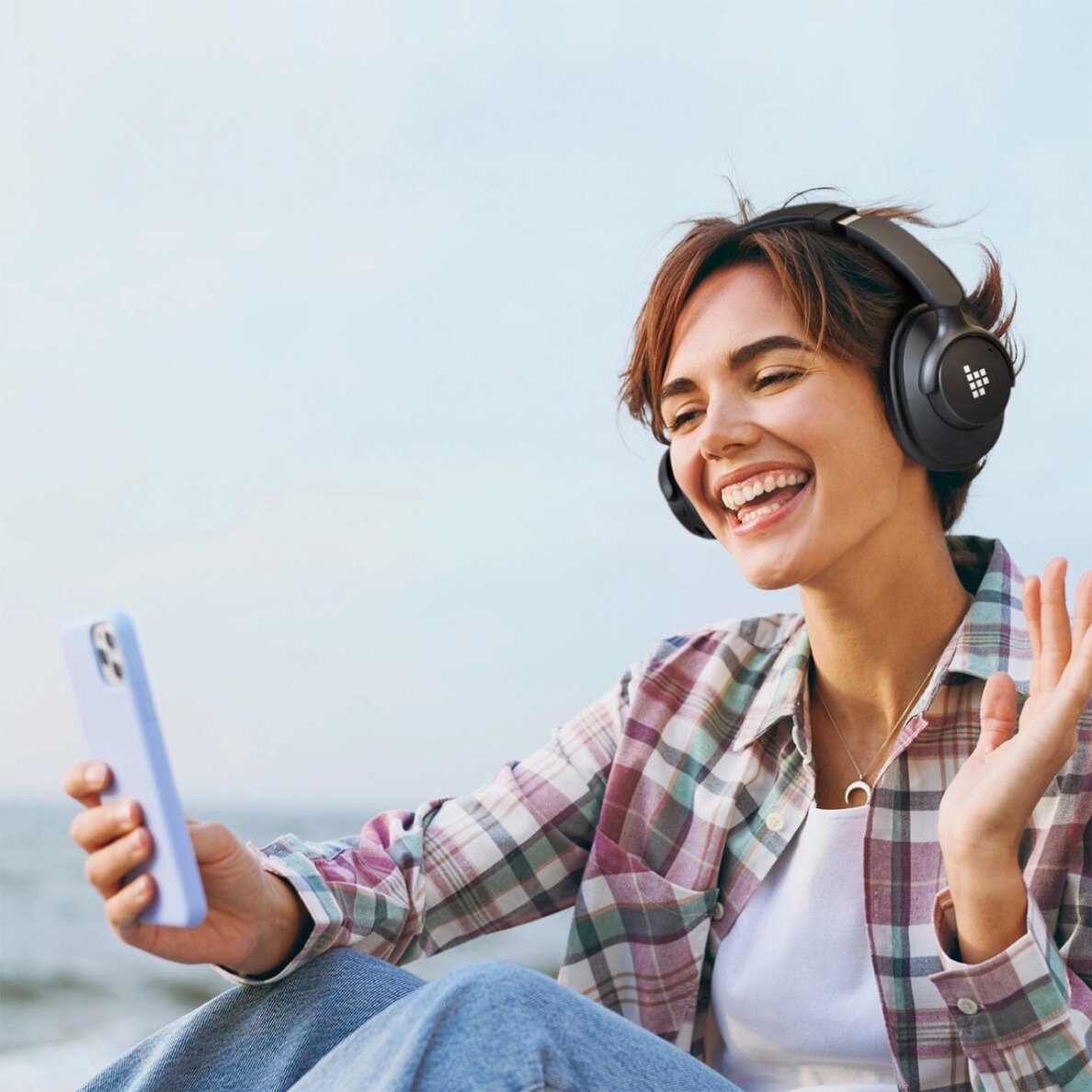 Belaidės ausinės Tronsmart Soundfii Q20S Hybrid ANC su aktyviu triukšmo slopinimu – juodos 11 Belaidės ausinės Tronsmart Soundfii Q20S Hybrid ANC su aktyviu triukšmo slopinimu – juodos 11