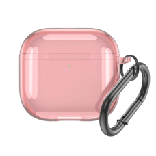 Permatomas dėklas Airpods 4 - rožinis