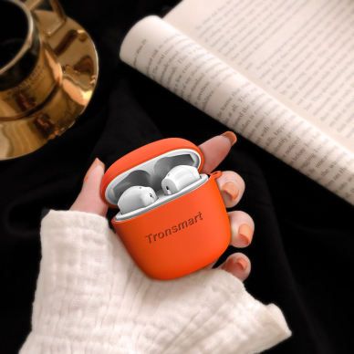 Dėklas Tronsmart Earphone Case silicone Juodas 3