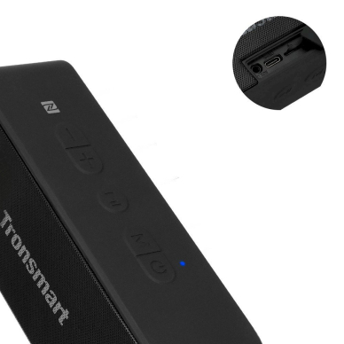 Tronsmart Element T2 Plus 20W Bluetooth 5.0 belaidė kolonėlė – juoda 2