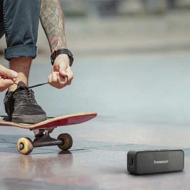 Tronsmart Element T2 Plus 20W Bluetooth 5.0 belaidė kolonėlė – juoda 11