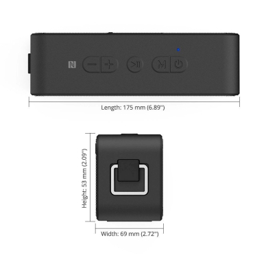 Tronsmart Element T2 Plus 20W Bluetooth 5.0 belaidė kolonėlė – juoda 15