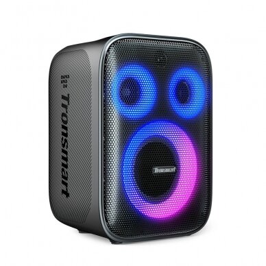 Tronsmart Halo 200 120W belaidė kolonėlė + 2 mikrofonai – juoda 2