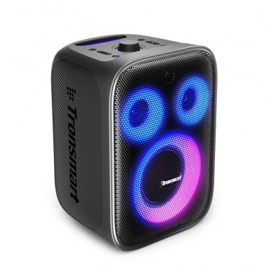 Tronsmart Halo 200 120W belaidė kolonėlė + 2 mikrofonai – juoda 5