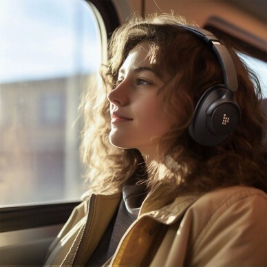 Belaidės ausinės Tronsmart Soundfii Q20S Hybrid ANC su aktyviu triukšmo slopinimu – juodos 13 Belaidės ausinės Tronsmart Soundfii Q20S Hybrid ANC su aktyviu triukšmo slopinimu – juodos 13