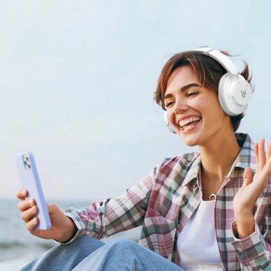 Belaidės ausinės Tronsmart Soundfii Q20S Hybrid ANC su aktyviu triukšmo slopinimu – baltos 11 Belaidės ausinės Tronsmart Soundfii Q20S Hybrid ANC su aktyviu triukšmo slopinimu – baltos 11