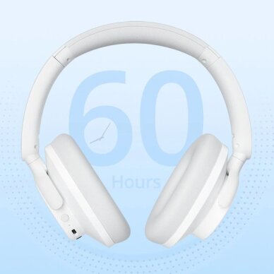 Belaidės ausinės Tronsmart Soundfii Q20S Hybrid ANC su aktyviu triukšmo slopinimu – baltos 10 Belaidės ausinės Tronsmart Soundfii Q20S Hybrid ANC su aktyviu triukšmo slopinimu – baltos 10