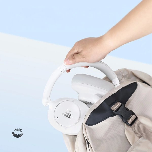 Belaidės ausinės Tronsmart Soundfii Q20S Hybrid ANC su aktyviu triukšmo slopinimu – baltos 9