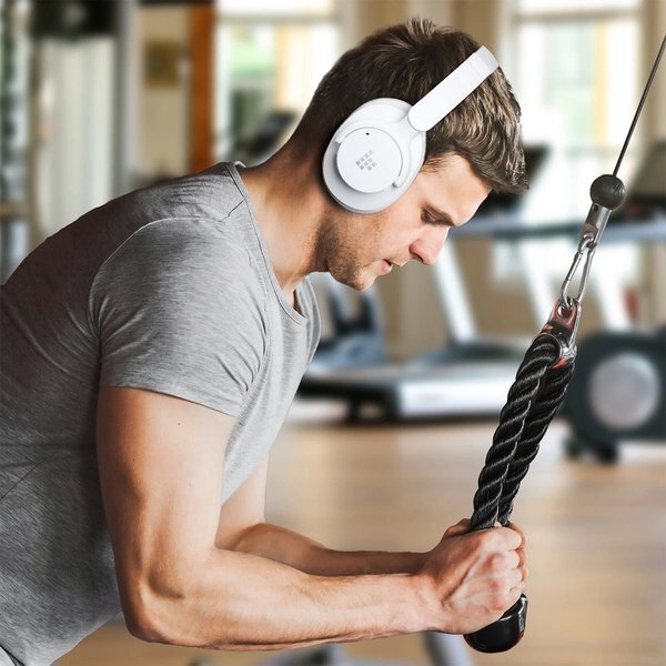 Belaidės ausinės Tronsmart Soundfii Q20S Hybrid ANC su aktyviu triukšmo slopinimu – baltos 14