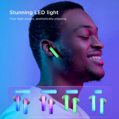 TWS Joyroom JR-TC1 IceLens Series wireless AusinėsLED lights - Juodas 8 TWS Joyroom JR-TC1 IceLens Series wireless AusinėsLED lights - Juodas 8