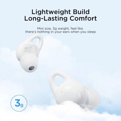 Joyroom JR-TS2 Cozydots Series TWS belaidės ausinės su aktyviu triukšmo slopinimu, Bluetooth 5.3 – baltos 4
