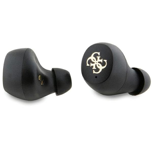 – TWS Guess 4G Metal Bluetooth ausinės su ENC įkrovimo stotele - Rožinės 4