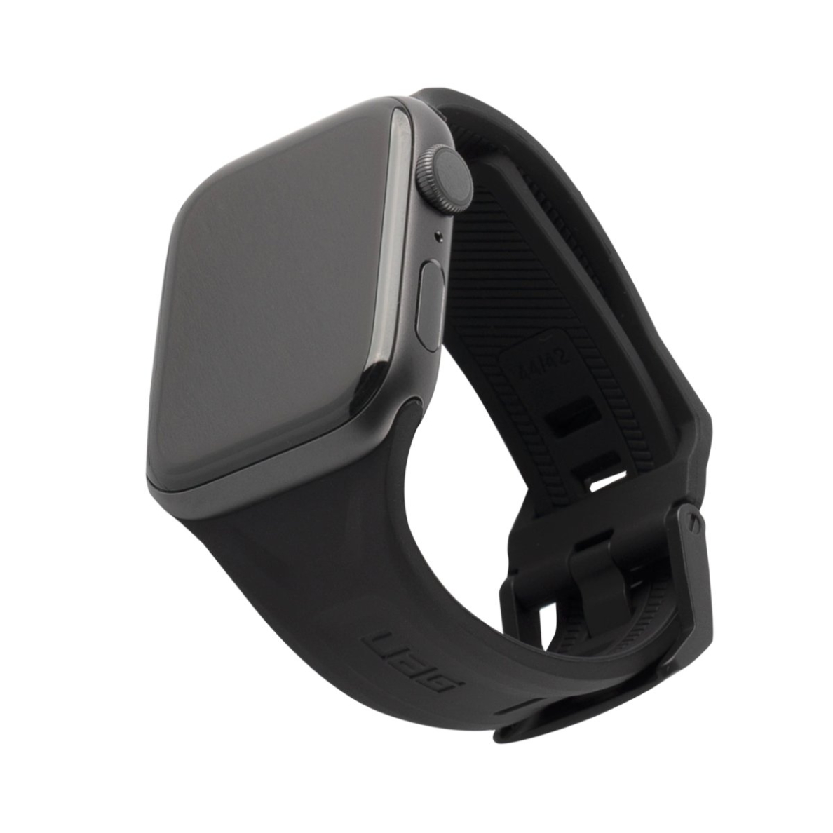 Apple Watch 1 / 2 / 3 (42mm) / 4 / 5 / 6 (44mm) UAG Scout dirželis – juodas