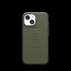UAG Civilian Magsafe - Apsauginis dėklas skirta iPhone 15 (olive)