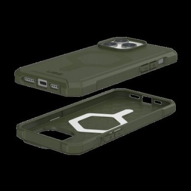 UAG Essential Armor Magsafe - Apsauginis dėklas skirta iPhone 15 Pro Max (olive) 2 UAG Essential Armor Magsafe - Apsauginis dėklas skirta iPhone 15 Pro Max (olive) 2