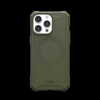UAG Essential Armor Magsafe - Apsauginis dėklas skirta iPhone 15 Pro Max (olive) UAG Essential Armor Magsafe - Apsauginis dėklas skirta iPhone 15 Pro Max (olive)