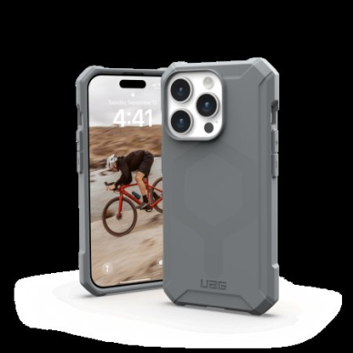 UAG Essential Armor Magsafe - Apsauginis dėklas skirta iPhone 15 Pro (silver) 1 UAG Essential Armor Magsafe - Apsauginis dėklas skirta iPhone 15 Pro (silver) 1