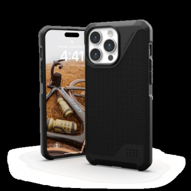 UAG Metropolis LT Magsafe - Apsauginis dėklas skirta iPhone 15 Pro Max (kevlar Juodas) 1 UAG Metropolis LT Magsafe - Apsauginis dėklas skirta iPhone 15 Pro Max (kevlar Juodas) 1