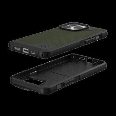 UAG Metropolis LT Magsafe - Apsauginis dėklas skirta iPhone 15 Pro Max (kevlar olive) 2 UAG Metropolis LT Magsafe - Apsauginis dėklas skirta iPhone 15 Pro Max (kevlar olive) 2