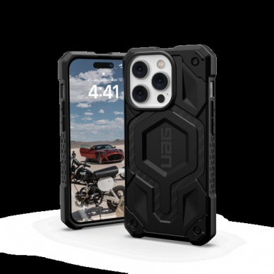 UAG Monarch - Apsauginis dėklas skirta iPhone 14 Pro pritaikyta su MagSafe (carbon fiber) 1 UAG Monarch - Apsauginis dėklas skirta iPhone 14 Pro pritaikyta su MagSafe (carbon fiber) 1